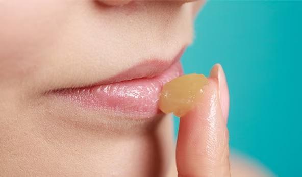 Exfoliate and Moisturize your lips