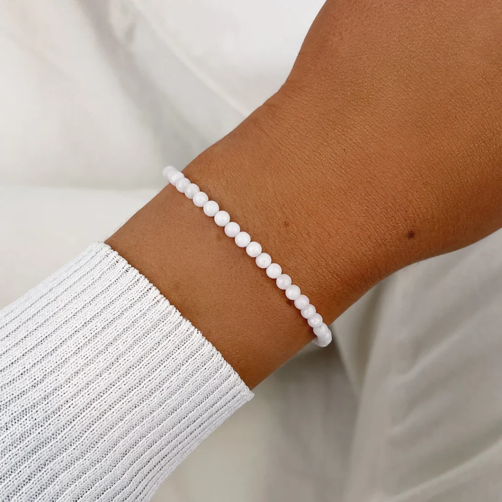 White Bead Bracelet meaning
