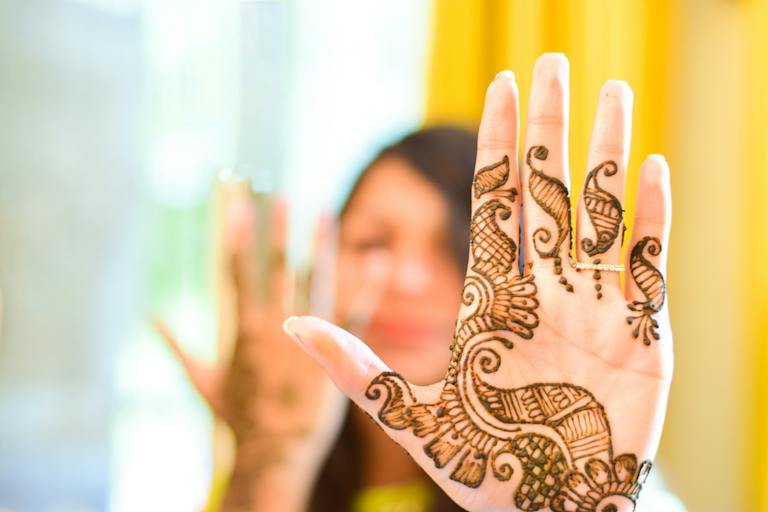 How long does henna can last on hair, hands, feet, and other body parts?